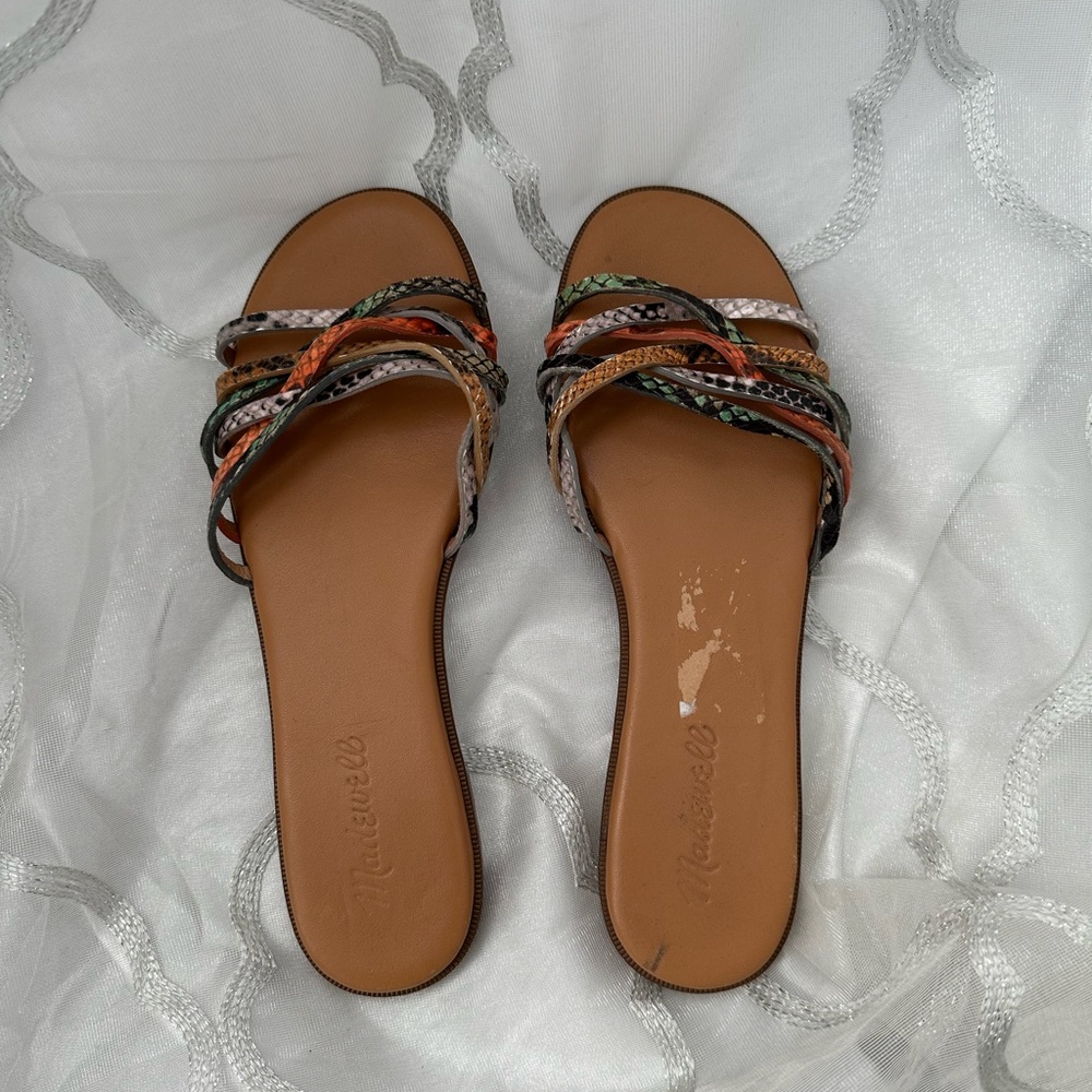 Madewell Tracie crisscross slide sandals